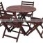Meranti Outdoor / Garden Furniture Set - Table Set + 4 chair