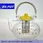 Clear Hot Pot Set Pyrex Glass tea pot(1300J/1600J/2200J)