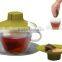 Food grade tea bag hanger silicone tea bag buddy