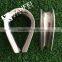 Stainless Steel European Type Wire Rope Thimble For Wire Rope