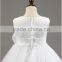 Wholesale children grace chiffon big bowknot princess dress girls white party dresses TR-WS22