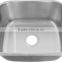 stainless steel single bowl laundry sink for bathroom
