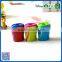 2016 funny 3D dustbin shaped one hole pencil sharpener for children
