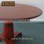 Oak Solid Wooden Furniture Big Round Dining Table China Classical Design For Restaurant 31''H