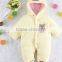 2016f Wholesale baby winter romper with polyfill inside