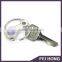 ODM Custom Logo Promotional Metal Key Holder With Epoxy Sticker
