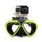 Silicone Diving Glass Mask with Detachable Screw Mount Diving Mask for Sports Camera Go Pro Hero3/3+/4