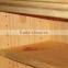 Solid unfinished pine wood small storage bookcase insert with adjustable shelving shelf