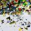Assorted color foil confetti for carnival