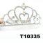 wholesale cheap glitter rhinestone hair accessories bridal tiara