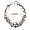 2015 Direct selling fashion luxury water drop crystal geometric short necklace