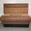 wooden restaurant sofa booth HDBS415