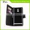 camouflage frosted matte plastic phone case card holder wallet with high quality for Sony LT22i
