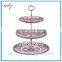 3 Tier Heart Shape Fancy Wedding Glass Snacks food Serving Trays Cake Stand in Dishes & Plates