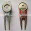 2015 China Business Gift Custom Bulk Golf Divot Tool Marker/blank Golf Hat Clips/golf Divot Repair Toolbla