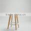 modern wooden chairs,small MDF bar chairs,round cushion bar chairs