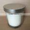 soy wax glass jar with lid candle