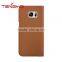 genuine leather wallet for samsung galaxy s7 edge case with two card slot for galaxy s7 edge case