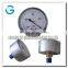 High quality stainless steel case brass internal negative pressure gauge manufacturer