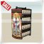 Professional wooden sign display block modern wooden shoes cabinet