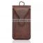 Outdoor Climbing Universal Leather Pouch Bag Cellphone Sleeve Pouch Leather Belt Clip Pouch Case