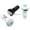 Hot Portable Promotional Custom Logo 5v 2.1A Dual Usb Port Car Charger for Iphone 6 And Ipad Air in the Same Time