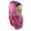 Yiwu two faces plain jersey instant hijab muslim women hijab scarf