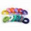 Small Quantity Available teething silicon pendant,silicone donut pendant teether toy for baby