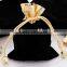 Chinese Velvet cell phone bags with ribbon