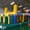 gaint Commercial jungle inflatable castle backyard inflatable jumper bouncer with slide