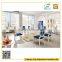 european style roral wooden dining room furniture sets with white high gloss dining table and chairs