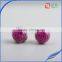 2016 Real New Trendy Women Zinc Alloy Round Earing Pendientes Different Colors In Glass Bottle Fashion Stud Earring