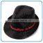 Cheap black personalized birthday glitter caps red gold kids costome mens funny led light up flashing sequins fedora party hats