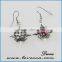Top quality fashion women silver setting jewelry new quartz druzy earrings for sale