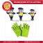 Double reflective side pvc prismatic reflective glove for police