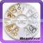 Mixed gold silver nail metal ring nail metal studs nail alloy ring