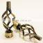 Twist cage metal curtain rod