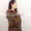 Fashion genuine knitted mink fur coat for women MC01