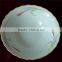 decals with yellow line ceramic salad bowl porcelain salad bowl