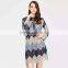 Newest Top Design Lace Fabric Ladies Fashion Dress