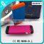 Soft touch feeling slim 5000mah built in cable power bank
