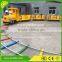 2013 indoor outdoor playground amusement park kids rides track train rides kids small train with track