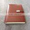 PU loose leaf notebook with usb flash drive for office/school
