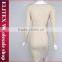 Wholesale fashion nude long sleeve sexy woman one piece dress