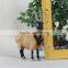 real fur animal giant size handicraft sheep plush wholesale garden ornaments