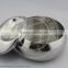 packaged stainless steel sugar storage bowl with spoon
