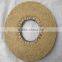 Abrasives Sisal Buffing Wheel for grinding steel tableware surface