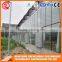 Factory direct steel frame glass greenhouse fertilization system for sale