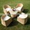 New PE Rattan Outdoor Furniture Garden Cafe Table Set