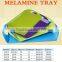 Serving Tray Sets, Square Melamine Handle Tray